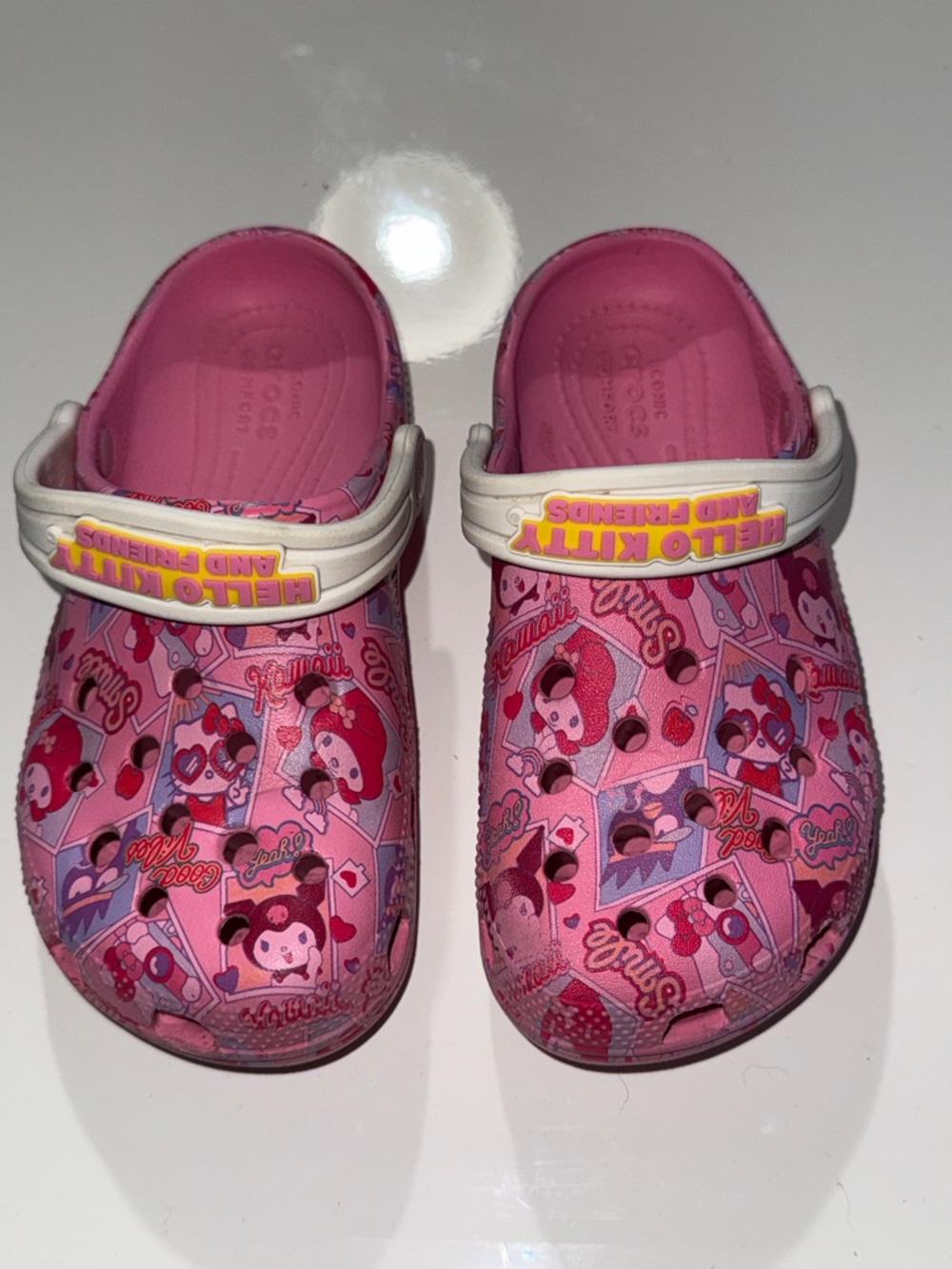Crocs Hello Kitty and Friends Classic Pink Clogs CROCS Youth Girl Size C 13